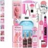 Imagem exibe Kit unhas Gel Profissional Cabine Acessorios