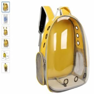 Close-up de alta resolução do produto, Bolsa Transportar Pet Com Ventilação em ambiente de uso real.