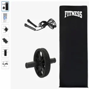 Kit Corda Pular + Colchonete + Roda Abdominal Fitn Original com Desconto em 2026